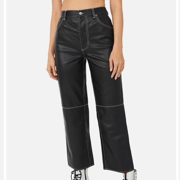 The It Factor vegan leather pants by We The Free from Free People in size 14 - Picture 8 of 15